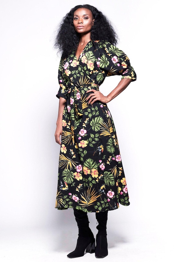 women's yellow floral dress Olivaceous: Ready For The Day Yellow Floral Dress – Shop the Mint