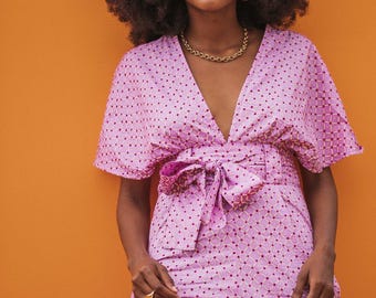TINA Pink Ankle Length Jumpsuit
