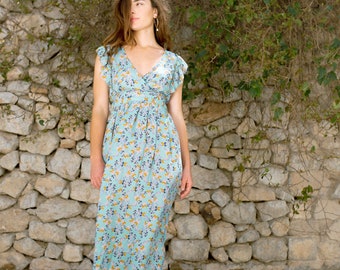 SKYE - Maxi Summer Dress, Women's Long Floral Dress