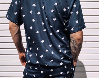 Star Print Shirt - Etsy Australia