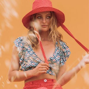 BRIMA Red Bucket Hat