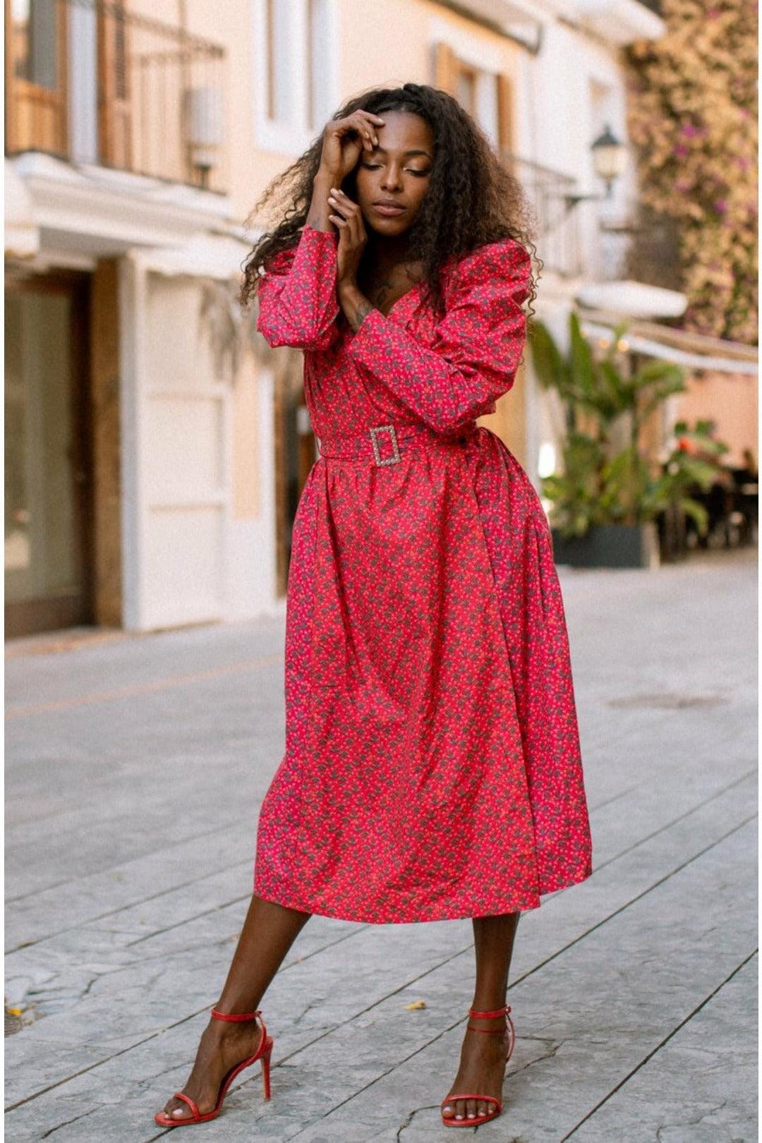 FABIANA Dress - Red - Etsy