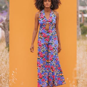 LARA Jumpsuit - Blue Dragon
