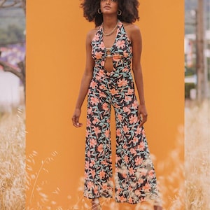 LARA Jumpsuit - Tropical Floral