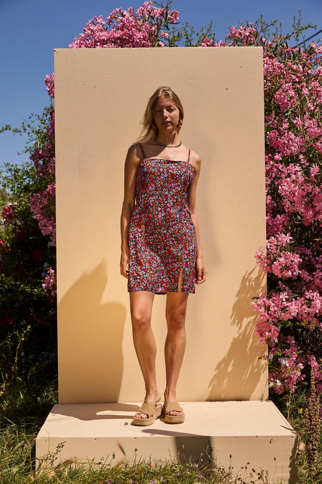 Dinah Dress - Black Floral main image 0