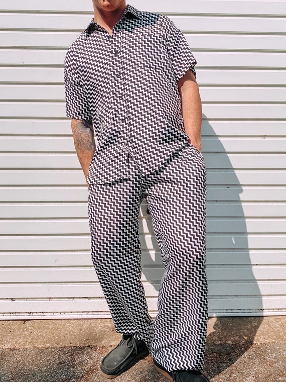 Buy ZIG ZAG Mens Lightweight Summer Trousers Matching Set Online in India   Etsy