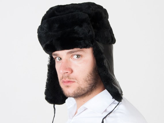 Hat. Russian Fur Hat. Trapper 