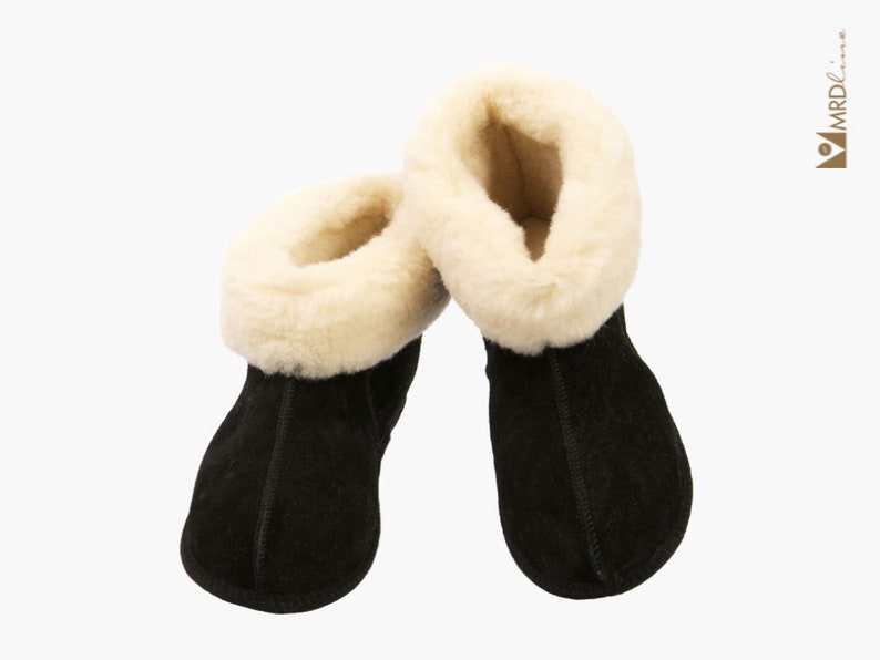 sheepskin ankle boot slippers