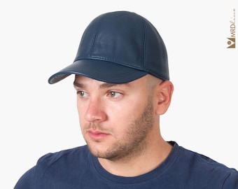 Real Leather Caps - Hats for Women and Men. Leather Jockeys. Gift for Him. Gift for Her.