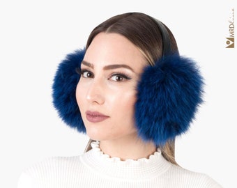 Fox Fur Earmuffs in Plenty Colours for Ladies