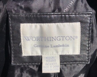 worthington genuine lambskin jacket 93677