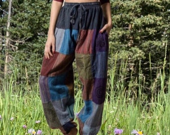 Patchwork Pants - Etsy