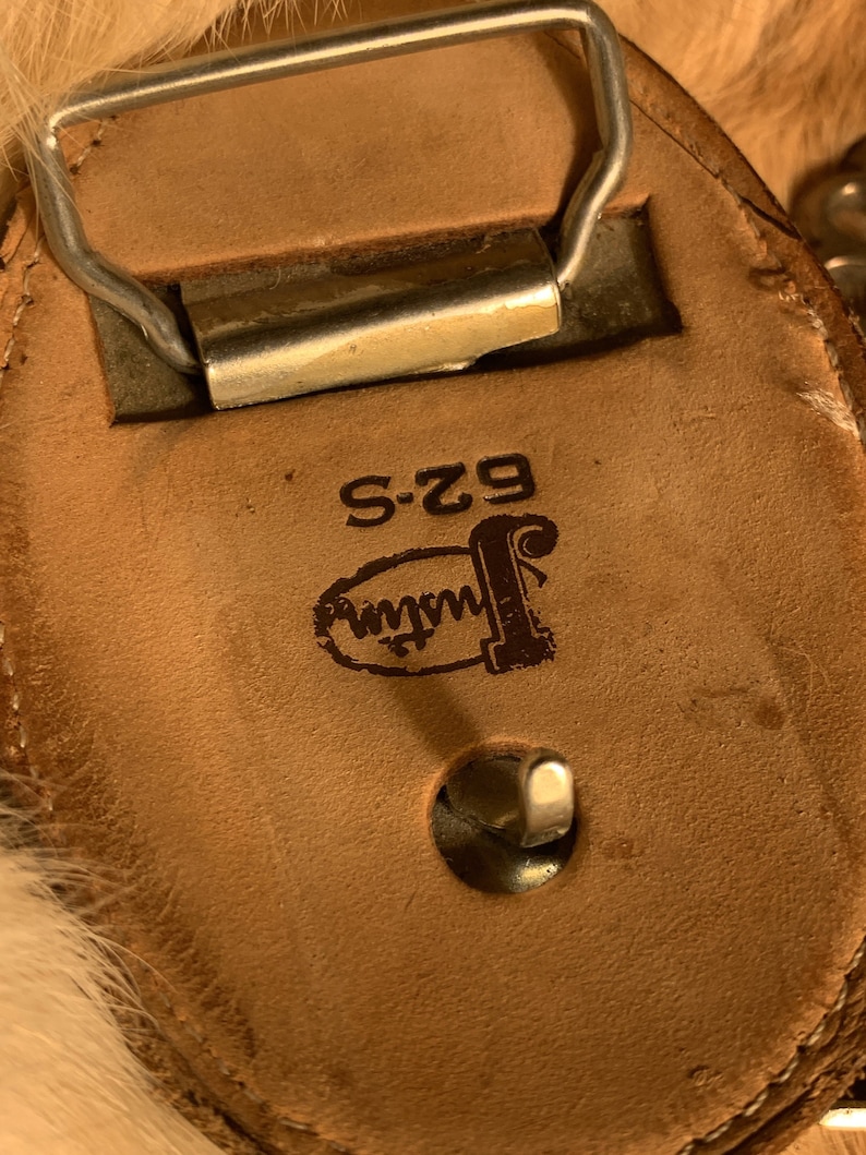 LEATHER BELT BUCKLE with Eagle Design