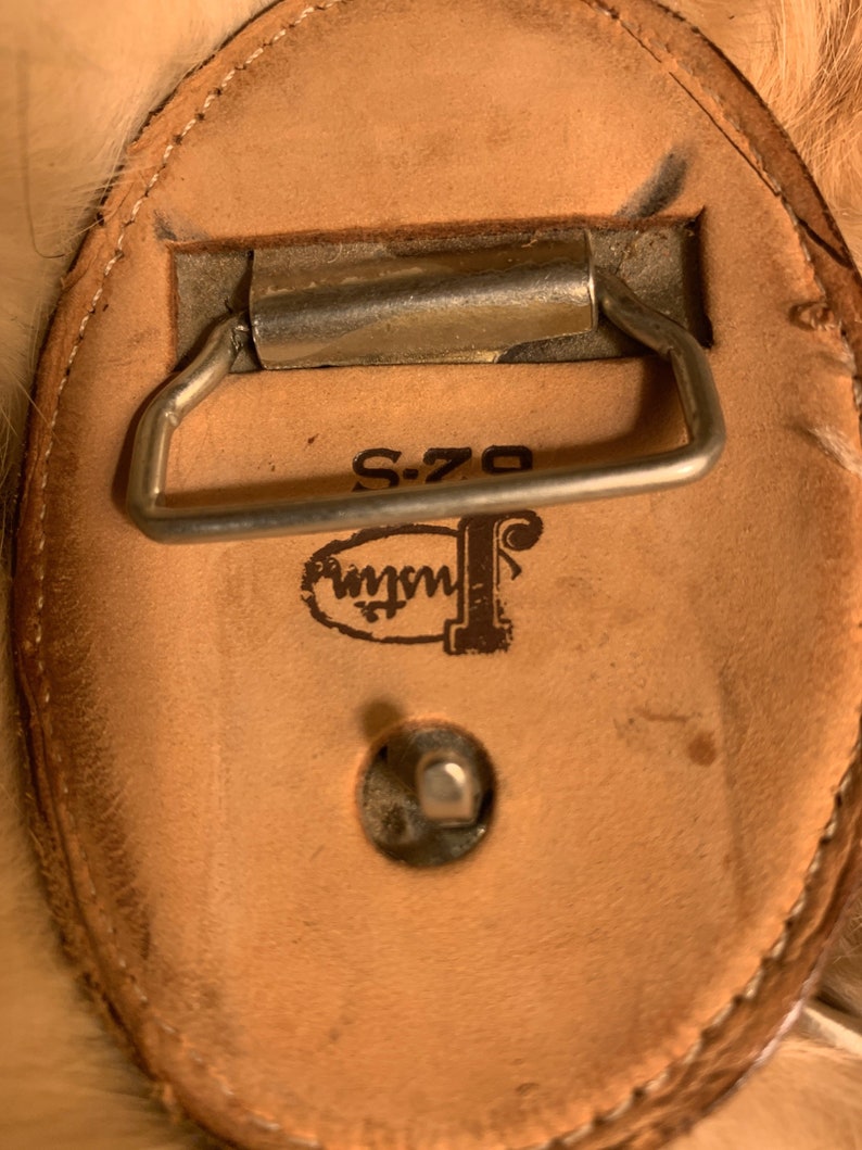 LEATHER BELT BUCKLE with Eagle Design