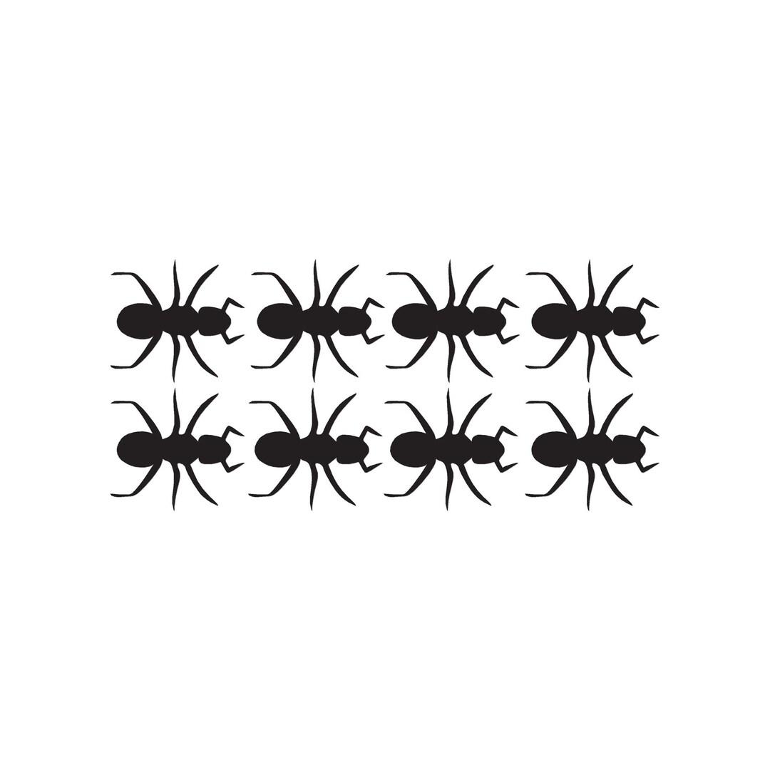 Set of Eight Ants Insect - Vinyl Decal Sticker - 3 Sizes - 9 Solid ...