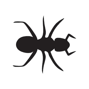 Ant Insect Pest - Vinyl Decal Sticker - 3 Sizes - 9 Solid Colors - ebn57