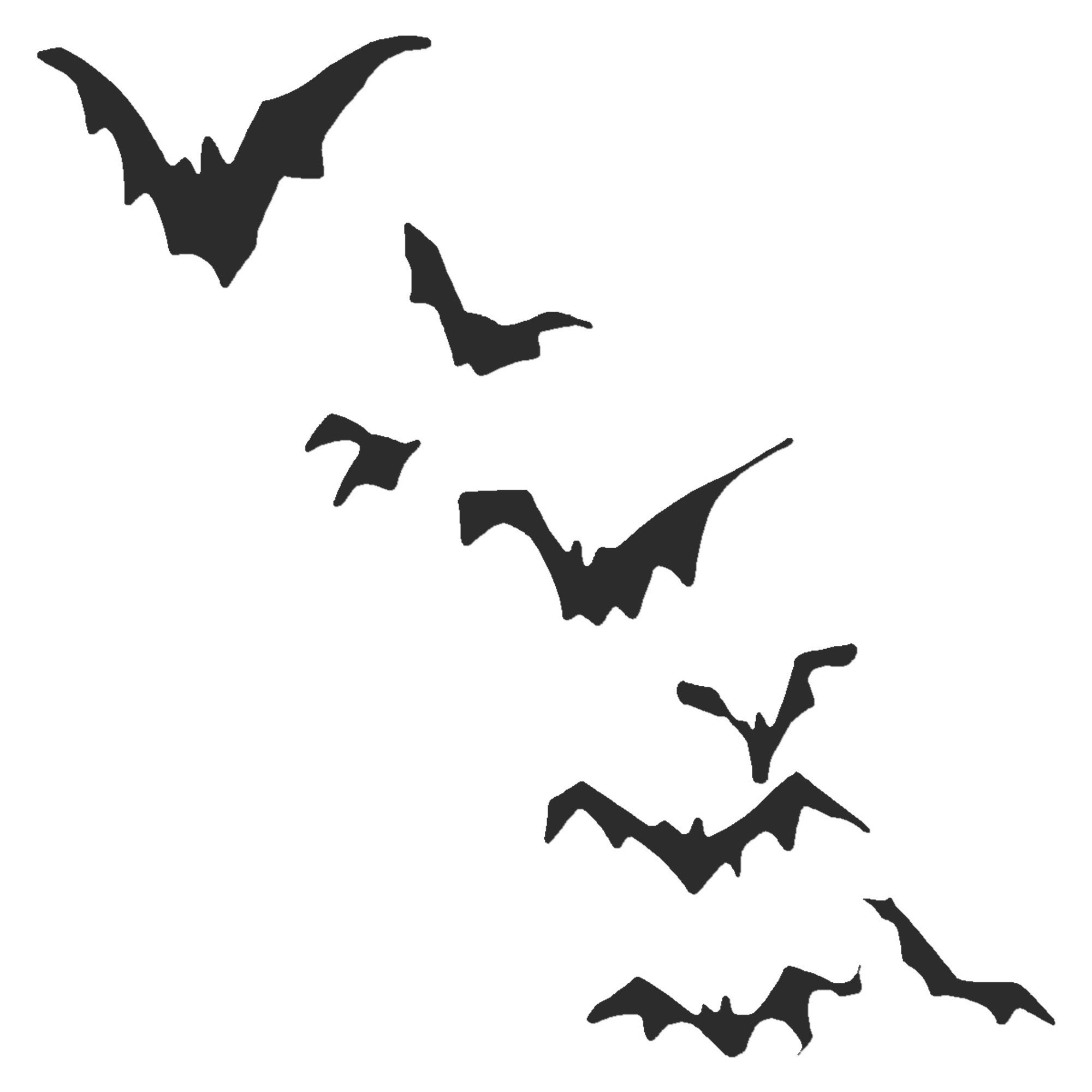 Swarm of Bats Vinyl Decal Sticker 3 Sizes 9 Solid Colors - Etsy UK