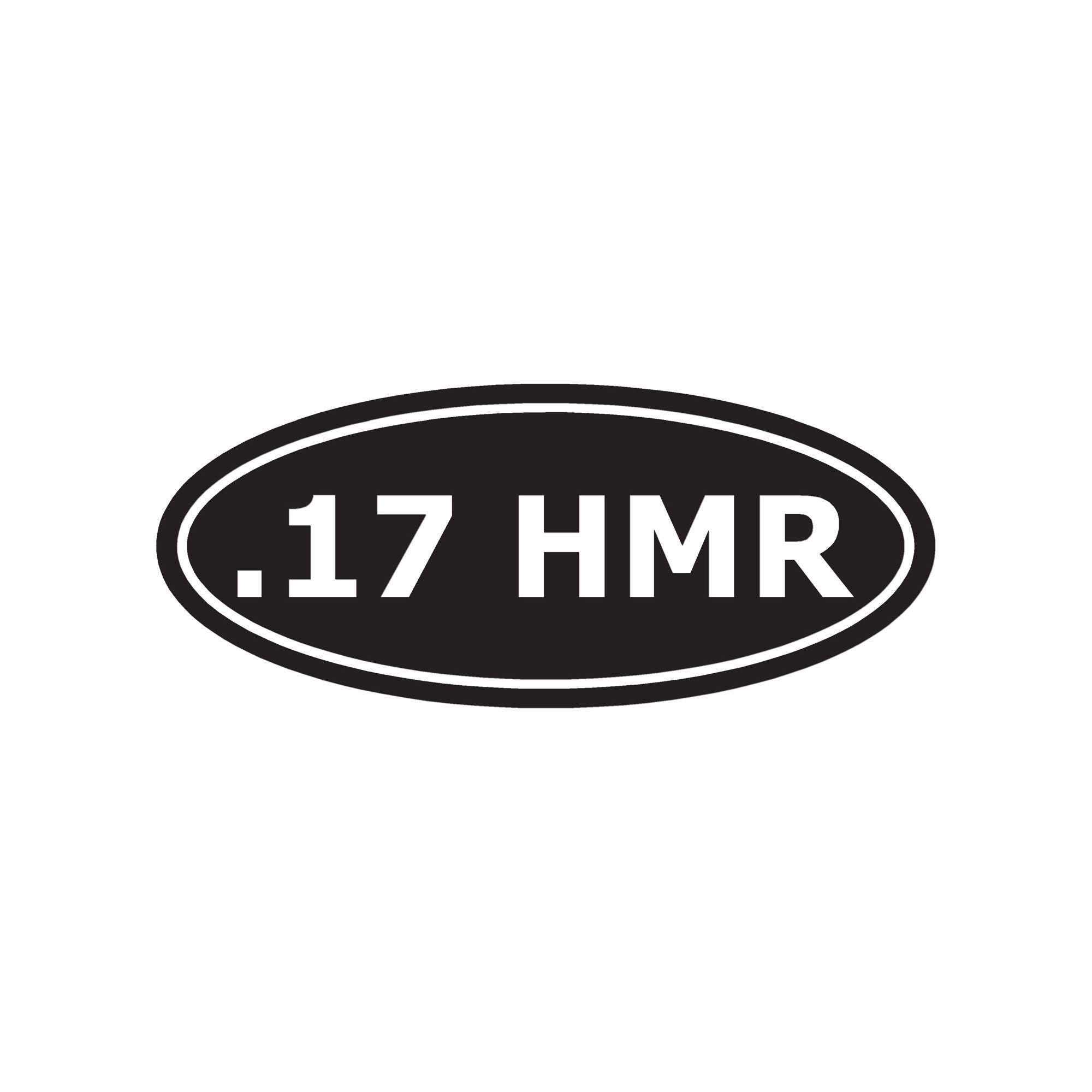 Ammo .17 HMR Rifle - Vinyl Decal Sticker - 3 Sizes - 9 Solid Colors ...