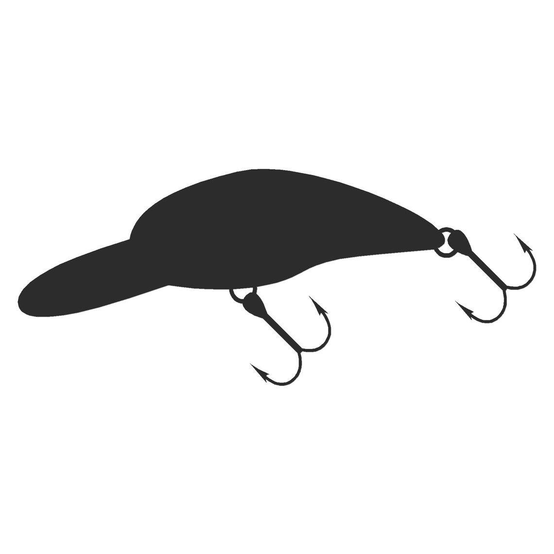 Crankbait Fishing Lure Vinyl Decal Sticker 3 Sizes 9 Etsy