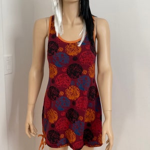 Tank top tunic cotton racerback
