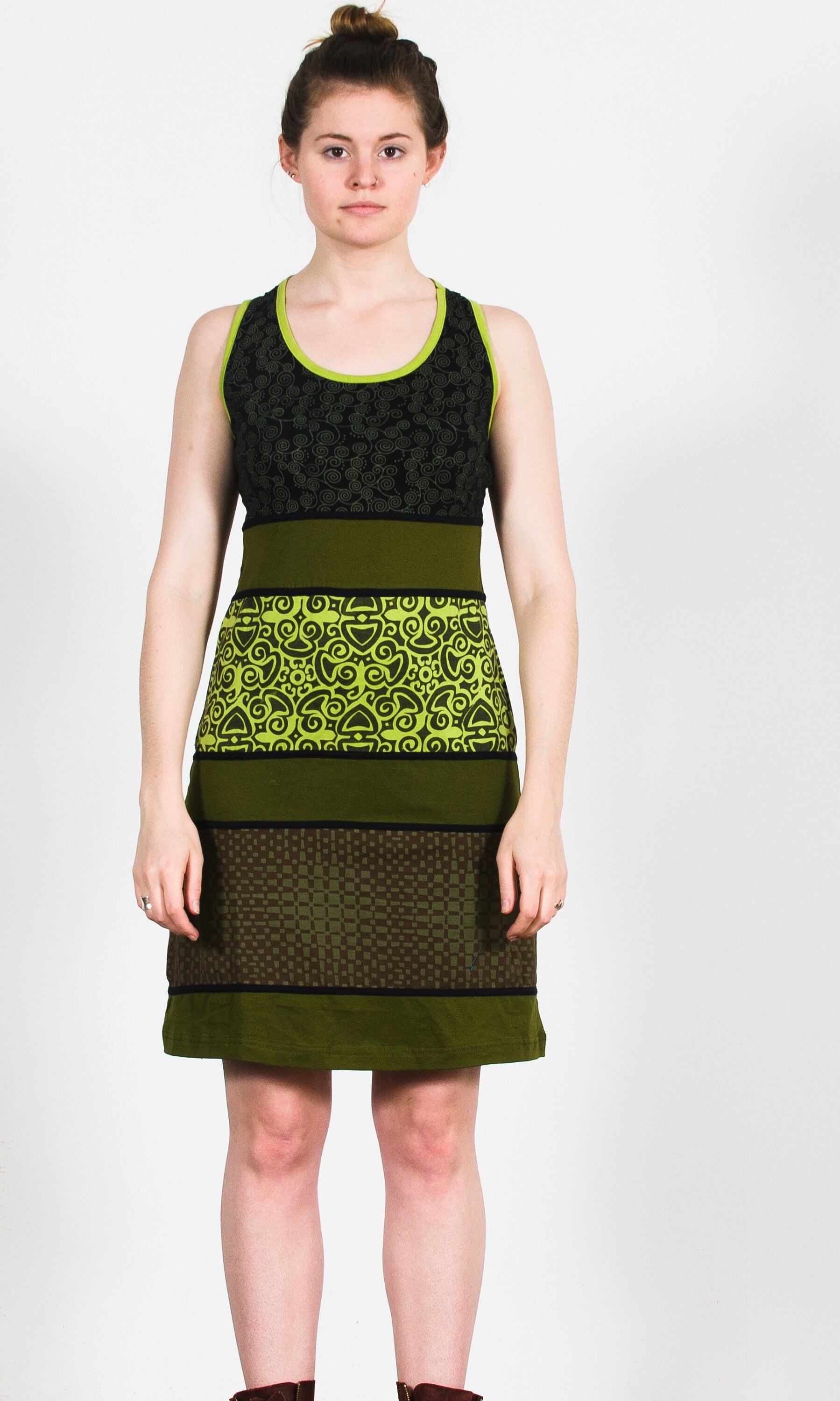 green emerald velvet dress Women's Mono B | Active Racerback Dress