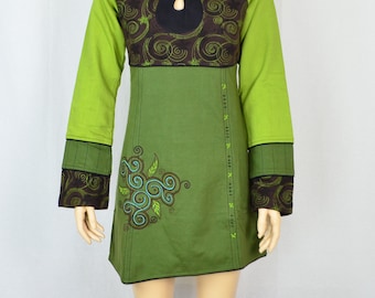 NEW Apple Tunic Green Dotted Size 68-140 NEW