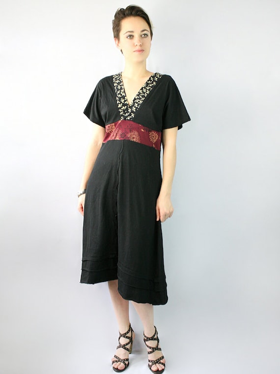black cotton summer dress midi Summer Merino Wool Reversible Dress - Black – Summer Midi Tank Dress