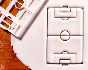 Soccer Field Cookie Cutter - Kickstart Your Baking Game, Ideal for Soccer Coach Gifts, Match Day Celebrations, and Sports-themed biscuits