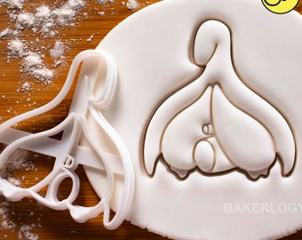 Clitoris Anatomy cookie cutter | Bakerlogy biscuits cookies cutters
