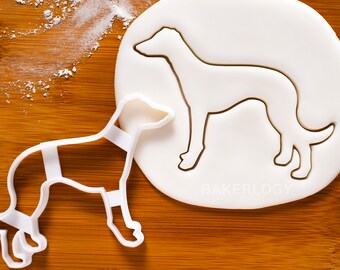 Greyhound Body cookie cutter | Bakerlogy biscuit cutters グレイハウンド 그레이하운드 greyhounds birthday party fondant clay Veterinary vet gifts
