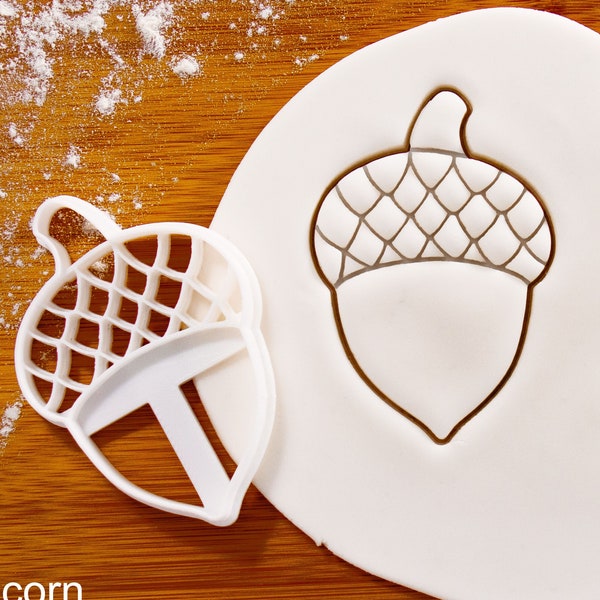 Acorn cookie cutter -  Christmas party winter Xmas display festive celebration