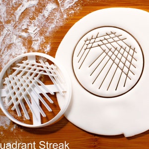 Quadrant Streak cookie cutter | Microbiology biscuit cutters Petri Dish Streaking blood agar Microbiologist laboratory lab science