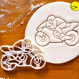 Staedter Stampo Per Biscotti A Forma Di Moto – Acciaio Inox, 7 Cm, Per Pasta E Hobby Creativi