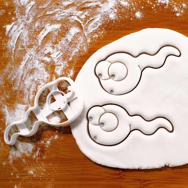 Sperm cookie cutter | cute medicine kawaii cookies male reproductive cell conception human sperms donor ejaculation semen count fertility