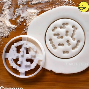 Coccus Bacteria cookie cutter | Microbiology biscuit cutters Microbiologist cookies laboratory science phd Bacterial cellular morphologies