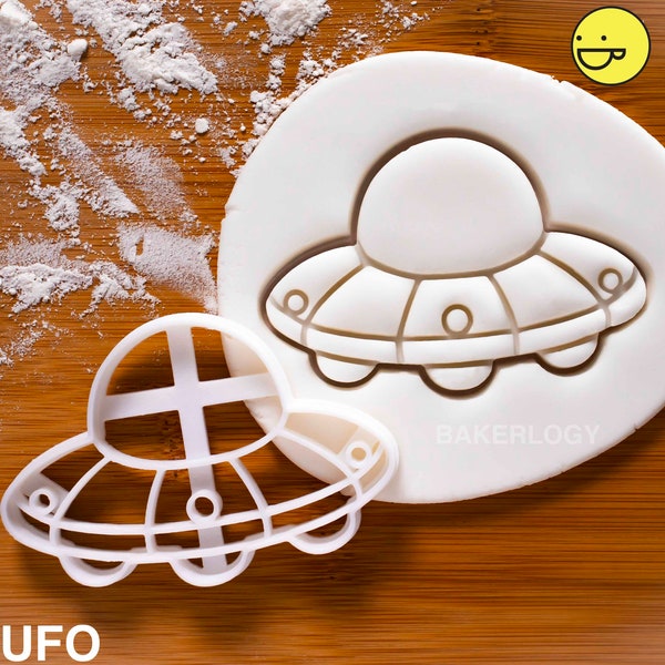 UFO and Alien cookie cutters - | biscuit dough cutter | spaceship space outerspace spaceships abduction one of a kind ooak