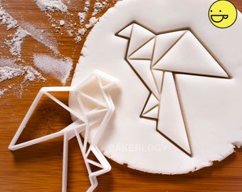 Origami Taube Ausstechform | Ausstechform | Regentaube Vogel | Friedenstaube Turteltaube | Unikat