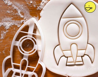 Spacecraft & other Space themed cookies cutters | biscuits fondant clay cheese sugarpaste marzipan mould cutter one of a kind spaceman ooak