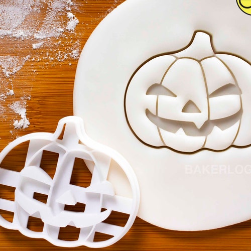 Jack O Lantern Cookie Cutter Carved Halloween Pumpkin Evil Etsy