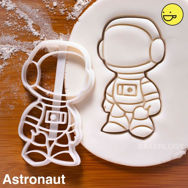 Astronaut & other Space themed cookies cutters | biscuits fondant clay cheese sugarpaste marzipan mould cutter one of a kind spaceman ooak