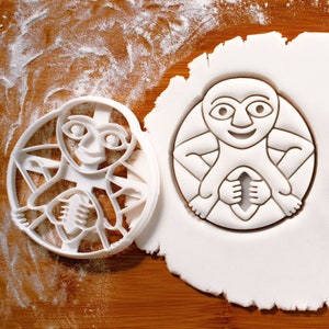 Sheela Na Gig cookie cutter - Celebrate female goddess, ward off evil spirits
