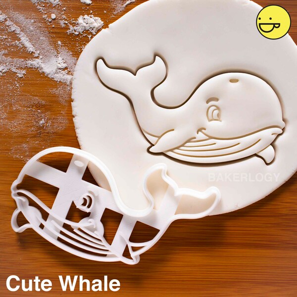 Whale cookie cutter and other marine animals | biscuit cutter | conservation cookies cutters | gingerbread craft cute ooak | Bakerlogy