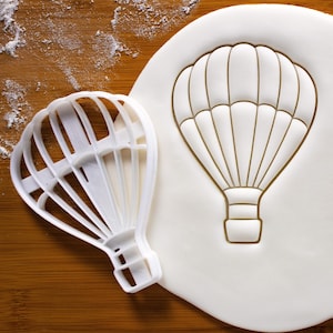 Hot Air Balloon Cookie Cutter: Travel Adventure Design for Weddings, Baby Showers Baking