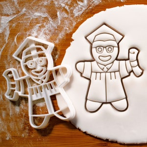 Graduate Lebkuchen Ausstechform - Perfektes Geschenk zum Tag der Abschlusszeremonie zu feiern