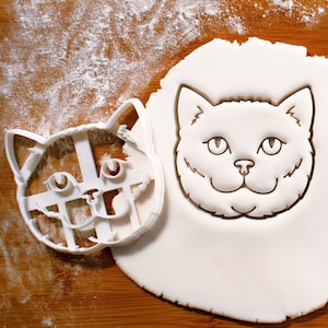 British Shorthair Cat cookie cutter - Purrfect domestic cat biscuit cutter for caturday treats, Endless paw-sibilities - Bakerlogy