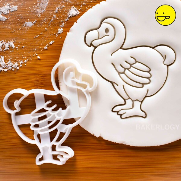 | à l’emporte-pièce Dodo Bird éteint animal dodos biscuit cutters île Maurice Madagascar faune oiseaux incapables de voler espèces ooak Bakerlogy