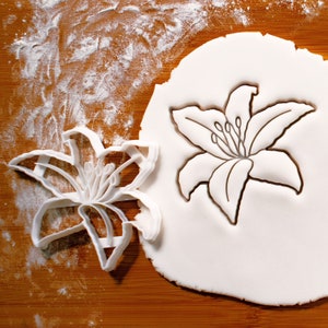 Day Lily Flower cookie cutter - Perfect gift for Gardening enthusiasts and horticulturists