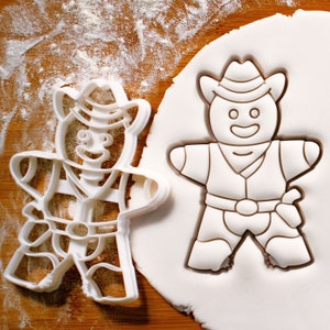 Cowboy Gingerbread cookie cutter - Perfect for a Wild West themed party