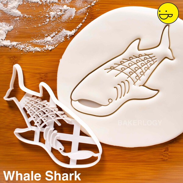 Whale Shark cookie cutter - Nautical birthday party for scuba divers