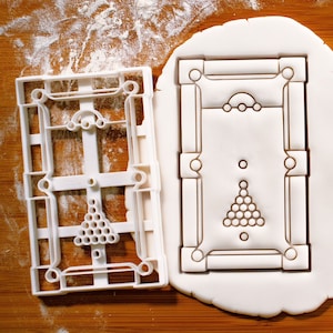 Snooker Table Cookie Cutter - Bake themed birthday party favors